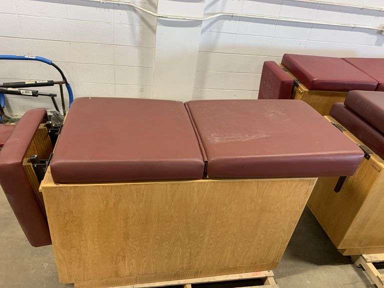 Examination Table with Wooden Storage