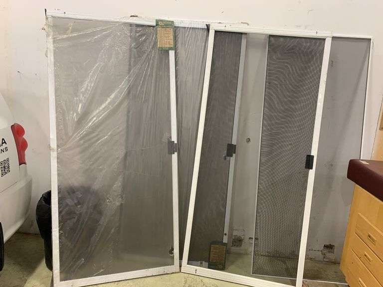 Window Screen and 3 Screen Doors