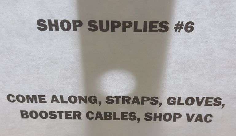 Shop Supplies