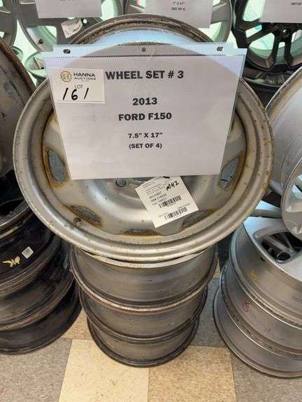 2013 Ford F150 Wheel Set 7.5"x17" (4x)