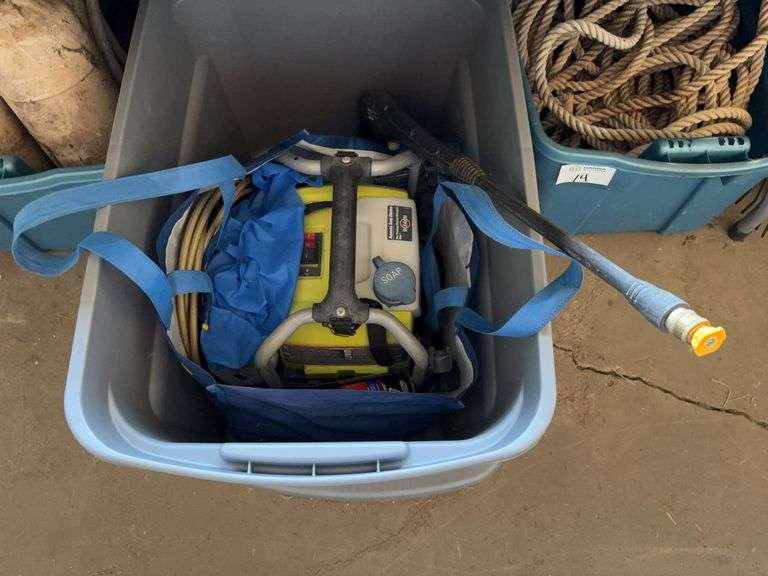 Ryobi 1600psi Electric Pressure Washer and Misc.