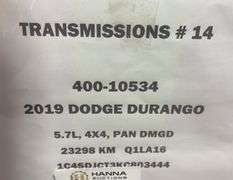 2019 Dodge Durango Transmission