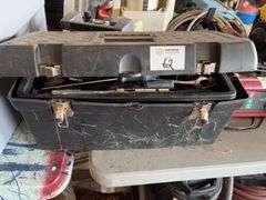 Black Tool Box w/ Assorted Tools