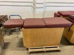 Examination Table with Wooden Storage