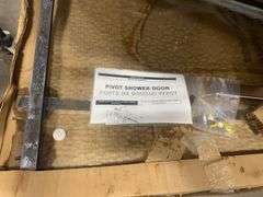 Pivot Shower Door (Clear Tampered Glass)