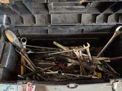 Black Tool Box w/ Assorted Tools