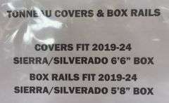 Tanneau Cover and Box Rails