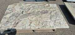 Slab of Granite (Whitish/Grey/Black/Beige and Pink Speckling)