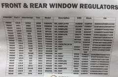 Front and Rear Window Regulators (Multiple Year, Make and Model)