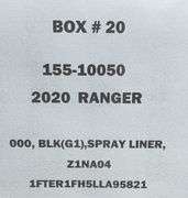 2020 Ranger Box (Black)
