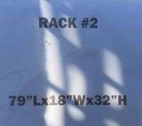 Rack (79"Lx18"Wx32"H)
