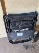 Miter Saw Stand, Folding Chair, Lumber and Sledge Hammer