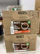 7 Boxes of Mauds Dark Roast & Decaf Coffee Pods