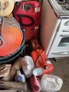 Various Size of Gas Container and Funnel