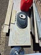 Pallet with Granite Countertop with Sink, Bar Stool, Gas Can, Bathtub, & Misc.