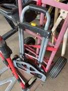 Folding Hand Truck/ Dolly Cart and Metal Stand/Barrier