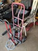 Folding Hand Truck/ Dolly Cart and Metal Stand/Barrier