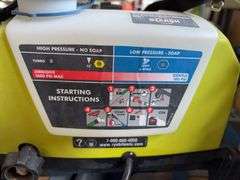 Ryobi 1600psi Electric Pressure Washer and Misc.