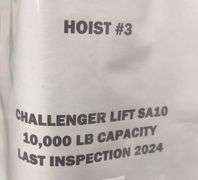 10,000 lb Challenger Vehicle Lift