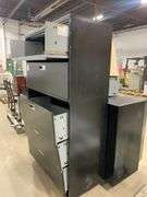 Black Metal Filing Cabinet (x2)