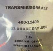 2023 Dodge RAM 3500 Transmission