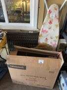 Yaheetech Black Cage and Ironing Board