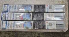 6 Sets of Used Horizontal Blinds & 3 Sets of White Unopened Horizontal Blinds