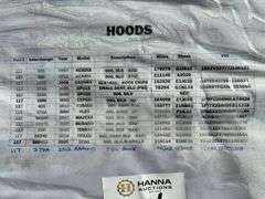 Assorted Vehicle Hoods