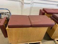 Examination Table with Wooden Storage