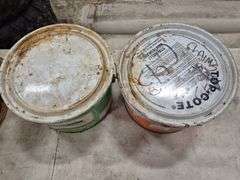 Partial Can of Ducan Dek-Master Adhesive & Partial Can of Duncan Rubber Sundeck Coating