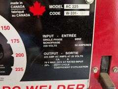Lincoln AC 225 Arc Welder, Heavy Duty Extension Cords & Misc. Metal