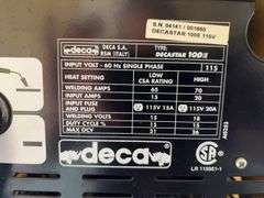 Decastar 100E Welding Machine and Welding Helmet