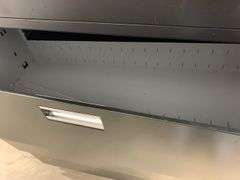 Black Metal Filing Cabinet (x2)
