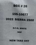 2022 Sierra 2500 Box (White) (New Take Off)