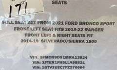 Car Seats from Multiple Years and Models