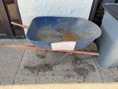 Blue Wheel Barrow