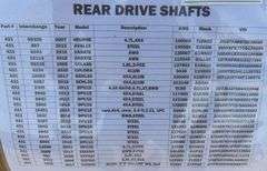 Rear Drive Shafts (Multiple Year and Model)