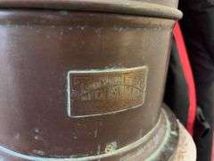 Edson Boat Steering Wheel, Victorian House Plan, Antique Coke Sign & Antique Bell