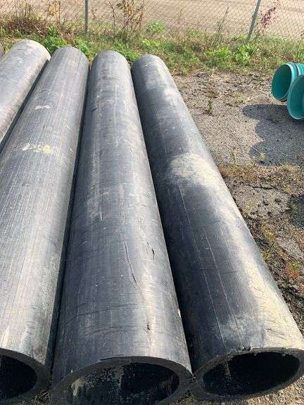 PVC Sewer Pipe 16" Diameter, 10" Length, 1.5" Thick