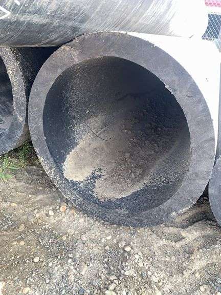 PVC Sewer Pipe 20" Diameter, 10" Length, 2" Thick
