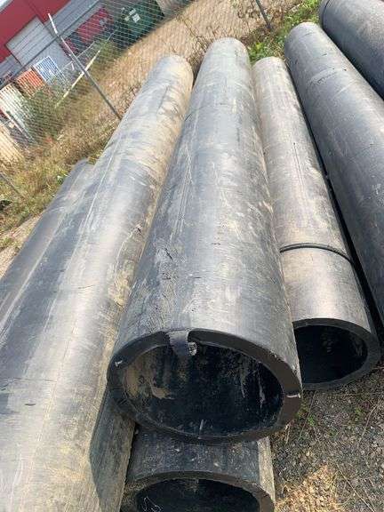 PVC Sewer Pipe 18" Diameter, 13'6" Length, 2" Thick