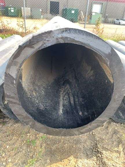 PVC Sewer Pipe 20" Diameter, 12'2" Length, 2" Thick