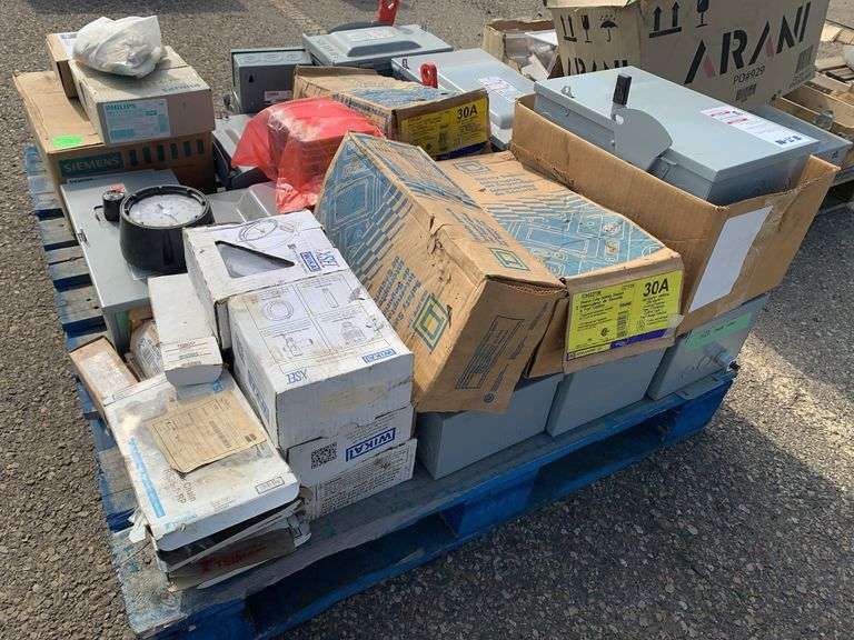 Pallet of Assorted Electrical Materials