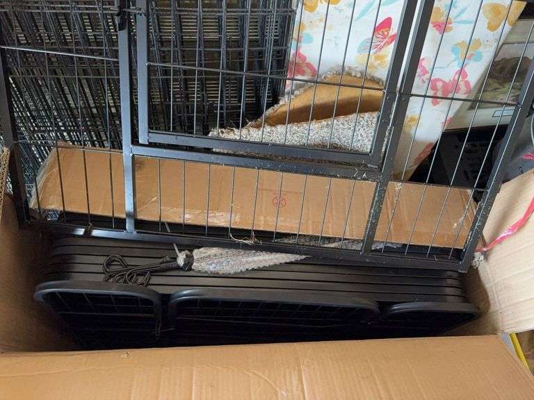 Yaheetech Black Cage and Ironing Board