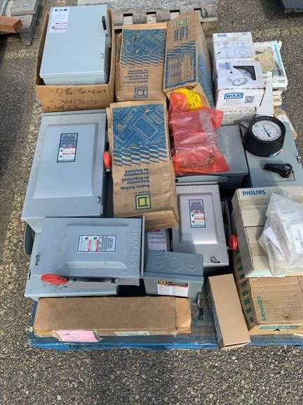 Pallet of Assorted Electrical Materials