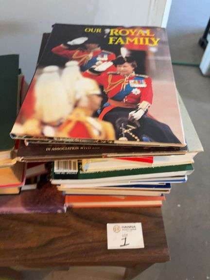 Assorted Books and Side Table