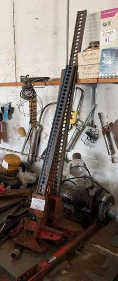 King 6" Bench Grinder and Hi-Lift Jack