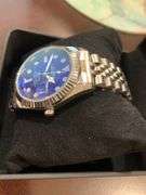 Silver w/ Blue Face Rolex Submariner Oyster Perpetual (Unverified)