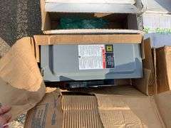 Pallet of Electrical Switch Gear, Light Fixtures, Etc.