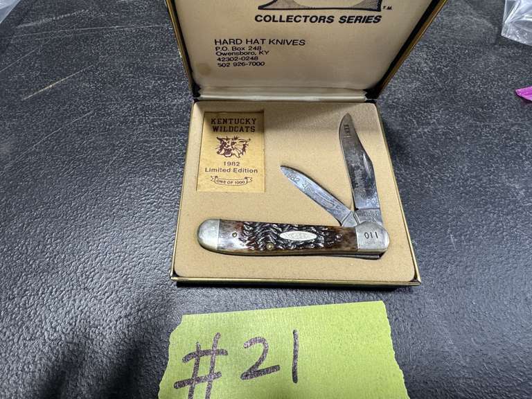 KY WILDCATS 1982 LIMITED EDITION CASE KNIFE